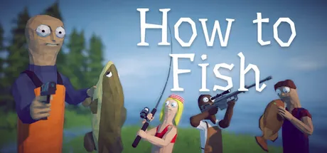 Official How to Fish header logo art