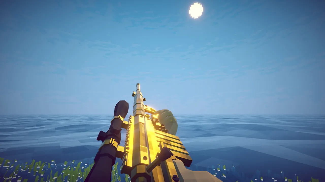 Official How to Fish Steam screenshot of the volcano island and final boss arena